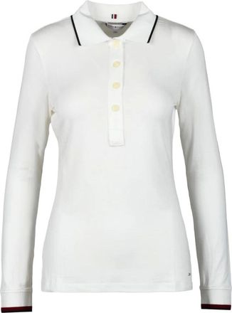 Tommy Hilfiger Tops, Dames, Wit, M, Polo
