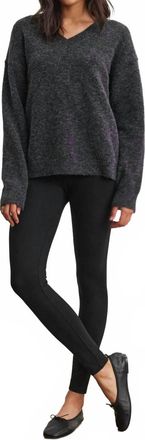Velvet Jillette Ponte Leggings In Black