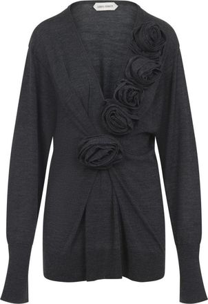Alberta Ferretti Grey Virgin Wool Sweater