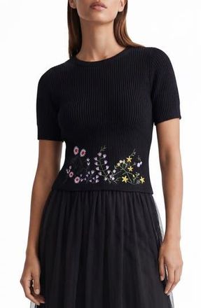 By Design Analise Sweater Top in Black at Nordstrom Rack, Size X-Small