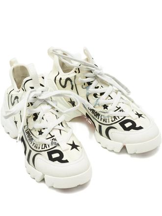Dior D-Connect low-top sneakers - women - PVC/Fabric/Fabric/Rubber - 36.5 - White