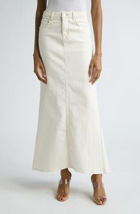 L'agence Kailani Mermaid Denim Skirt in Macadamia at Nordstrom Rack, Size 28