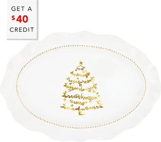 Vietri Vietri Giorno Di Festa Oval Platter With $40 Credit