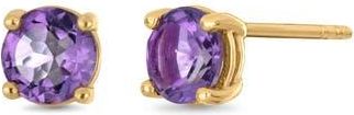 Bony Levy BLC 14K Gold Amethyst Stud Earrings in 14K Yellow Gold at Nordstrom Rack