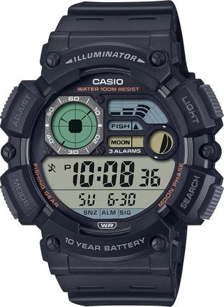 Casio Mens Digital Watch with Black Band- WS-1500H-1AV