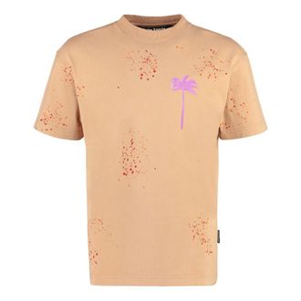 Palm Angels Hombre, Camisetas, Marrón, Talla: XS