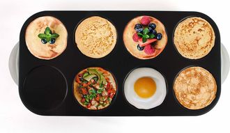 Livoo Cr&ecirc;pi&egrave;re Maxi Cr&ecirc;pes / Pancakes Party Avec Rev&ecirc;tement Anti-adh&eacute;sif - 8 Personnes - 1500w
