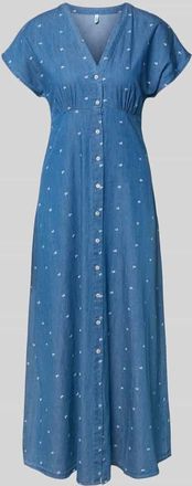 Only Tailliertes Jeanskleid aus reiner Baumwolle Modell NOVA AZURE in Jeansblau, Gr&ouml;&szlig;e XS