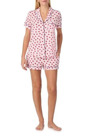Kate Spade New York print short pajamas in Pink Print at Nordstrom, Size X-Small