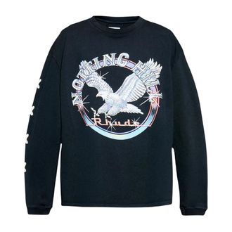 Rhude Notting Hill Eagle Print Long Sleeve T-Shirt