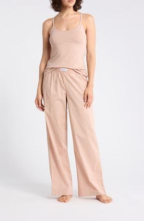 Calvin Klein Camisole Long Pajamas in Confetti Cedar/Cedar at Nordstrom Rack, Size X-Large