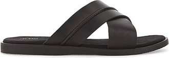 Jacamo Leather Cross Strap Sandal W Fit