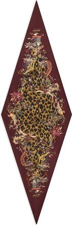 Etro Animalier silk scarf