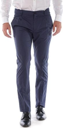 Daniele Alessandrini Jeans - Heren - Nette broeken - Blauw - XS - Katoen - Broeken