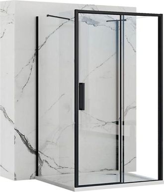 Rea Mampara De Ducha Rea Rea Rapid Slide Black 100x90