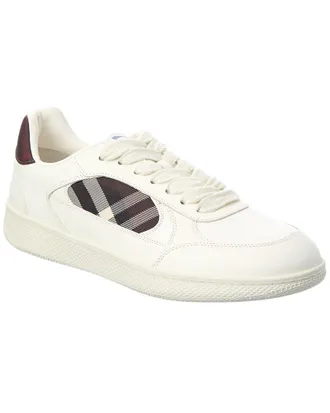 Burberry Check Terrace Leather Sneaker