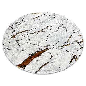 RugsX RugsX Allure Rug in White | Size: 150 cm diameter