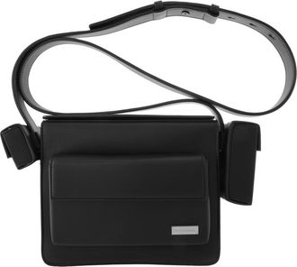 Ferragamo Multipocket Leather Shoulder Bag