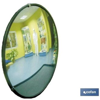 cofan Espejo Convexo Interiores 45cm., Espejo Convexo Interior Fabricado En Cristal Acr&iacute;lico De Muy Buena Calidad. Es Adecuado Para Garajes, Supermercados, 
