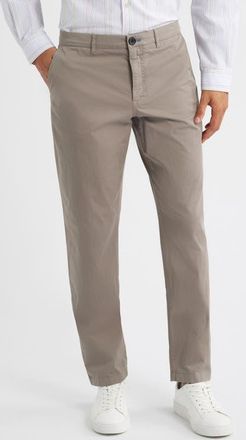 Paul Smith Tapered Stretch Organic Cotton Chinos in Taupe at Nordstrom, Size 30