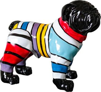 Schubiger M&ouml;bel Skulptur Bulldogge mit Pulli B:48 cm