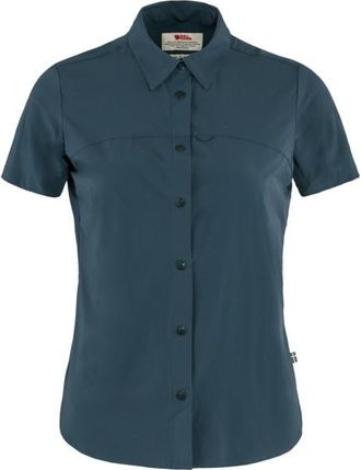Fj&auml;llr&auml;ven High Coast Lite Shirt S/S Hemd f&uuml;r Damen | blau
