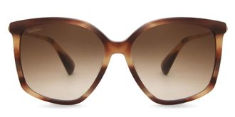 Max Mara MM0055 48F Womens Sunglasses Tortoiseshell Size 56