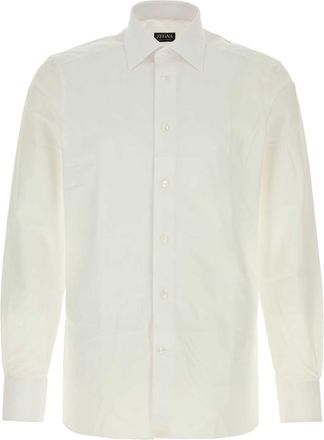 Ermenegildo Zegna White Poplin Shirt