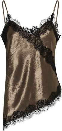 Soaked In Luxury Blouses & Shirts - Dames - Tops zonder mouwen - Bruin - L - Tops