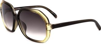 Linda Farrow MATTHEW WILLIAMSON MW19 C3 Womens Sunglasses Green Size Standard