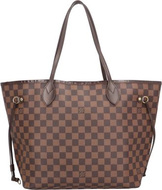 Louis Vuitton Brown Damier Canvas Handbag Pouch Tote Bag (Pre-Owned)