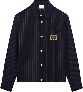 Dr&ocirc;le de Monsieur Elasticated Hem Shirt Navy