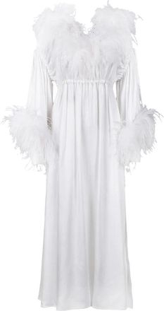 Art Dealer Dress Acetate Viscose Silk - White