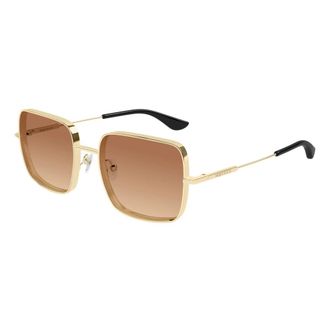 Alexander McQueen Alexander McQueen, Sunglasses, female, Yellow, Size: 55 MM Square Sunglasses