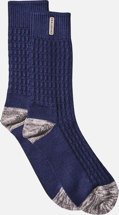 Sealskinz Mens Sealskinz Unisex Wroxham Bamboo Mid Length Socks - Blue - Size: 9.5/13/12.5/12/11.5/11/9/16/15.5/15/14.5/14/13.5/10.5/10