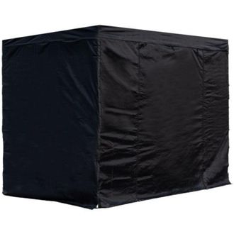 Regalos Miguel Regalos Miguel - Packs Laterales Carpas Plegables - Pack 4 Laterales Para Carpas 3x2 Master 3l1p - Negro
