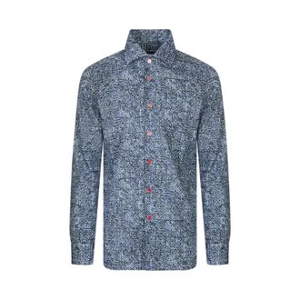 Kiton Overhemden, Heren, Blauw, 3Xl, Linnen, Nerano Shirt
