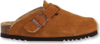 Scholl Bruine Slip-On met Faux Fur - Dames - Slip ons - Bruin - 37 EU - Nepbont - Schoenen