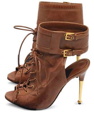 Tom Ford Stivaletti con dettaglio cut-out - Marrone