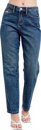 Judy Blue Rigid Magic High Rise Straight Leg Jeans In Blue