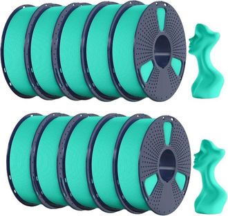 OEM Filamento 3d, Textura Mate, Impresi&oacute;n De Alta Velocidad, Hsmpetg Verde Menta