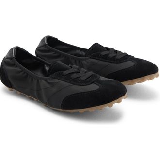 Mango Low Top Sneaker in Black at Nordstrom, Size 8.5Us