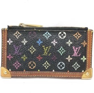 Louis Vuitton Black Galle Grenade Monogram Multi-Color Monogram Multicolore Coin Purse/Coin Case (Pre-Owned)