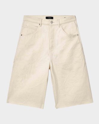 Purple Blank Slate Denim Shorts