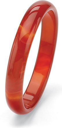 Palm Beach Jewelry Genuine Red Agate Bangle Bracelet 8.5