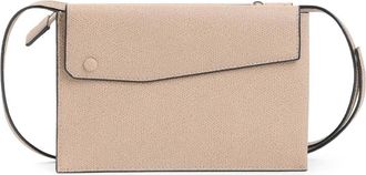 Valextra Tassen, Dames, Beige, ONE Size, Leer, Stijlvolle Nude Leren Crossbody Tas