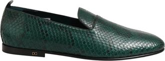 Dolce & Gabbana Mocassini Pantofola - - Shoes - Uomo - Verde - 43 EU