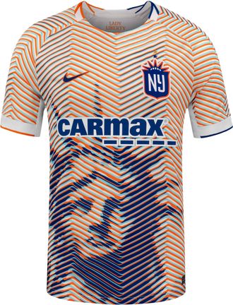 Nike Gotham FC Stadium Away Nike Mens Dri-FIT NWSL Replica Jersey in White | P35851SBFC26-SAL