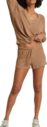 perfectwhitetee Clapton Short In Walnut