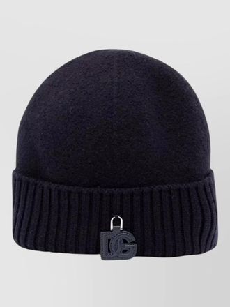 Dolce & Gabbana knit hat ribbed cuff soft texture